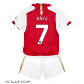 Camiseta Arsenal Bukayo Saka #7 Primera Equipación para niños 2023-24 manga corta (+ pantalones cortos)